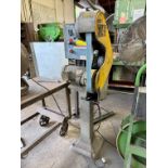 BURR KING 760 BELT SANDER, 2" BELT, PEDESTAL TYPE