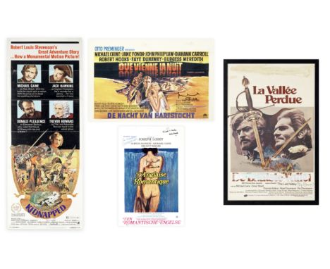 Four Film Posters for Adventure &amp; Romantic Films starring Sir Michael Caine,1960's-1970's,Comprising Hurry Sundown, Param