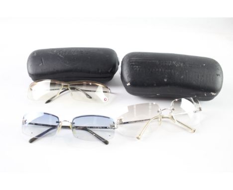 DESIGNER SUNGLASSES/GLASSES INCLUDING CHANEL, INCLUDING CASES (3)