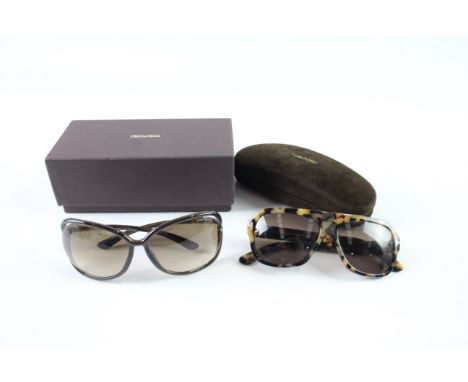 DESIGNER SUNGLASSES INCLUDING TOM FORD WITH CASES (2)