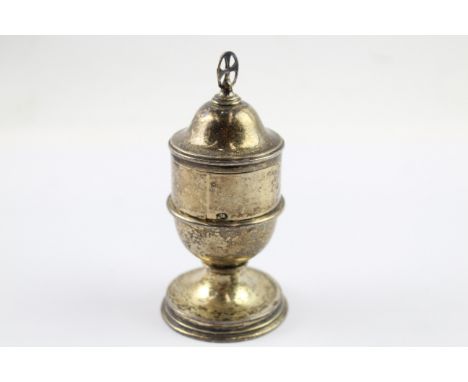 A .925 STERLING SILVER RELIGIOUS CADDY / BOXWeight: 123gms