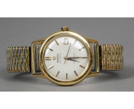 An Omega constellation calendar chronometer gentleman's wristwatch The dial 3.25 cm diameter. CONDITION REPORTS: Overall good