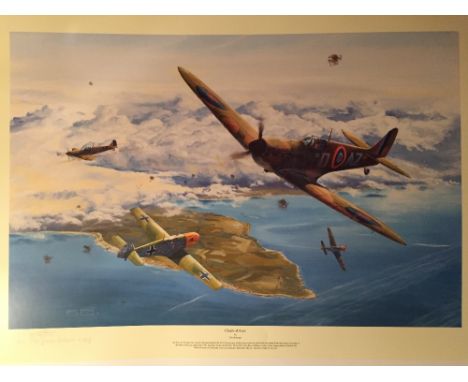 *AR DAVID BRYANT (20th/21st century) British
Clash of Aces
Limited edition print
Signed in pencil to margin and inscribed Bob