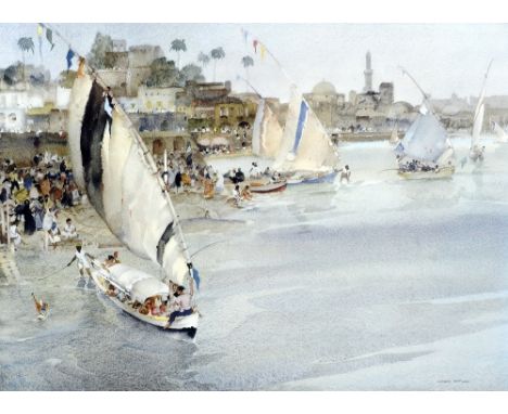 *AR SIR WILLIAM RUSSELL FLINT (1880-1969) Scottish
Holiday After Ramadan
Limited edition print
Signed within the plate and si