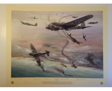 *AR DAVID PRITCHARD (20th century) British
First Loss
Limited edition print
Signed in pencil to margin and number 33/250, als