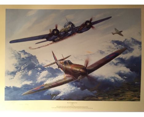 *AR DAVID BRYANT (20th/21st century) British
The Courageous Few
Limited edition print
Signed in pencil to margin and inscribe