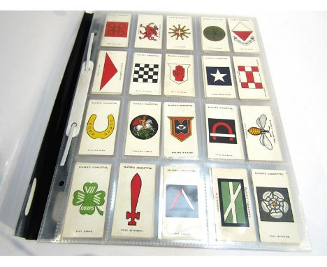 A set of 150 Players cigarette cards "Army Corps and Divisional Signs 1914-1948"