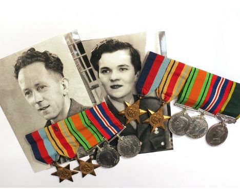 A WWII medal group to a husband and wife who met during the war, EDNA "EDDIE" WINIFRED BROOKS (later Shearer) and THOMAS SCOT