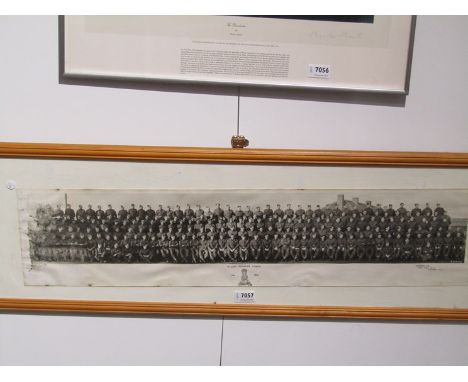 A WWII photograph troop portrait of 89 coy. Pioneer Corps January 1944, framed and glazed 