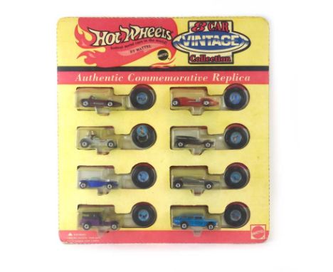 A Mattel Hot Wheels '8 Car Vintage Collection' set, boxed 