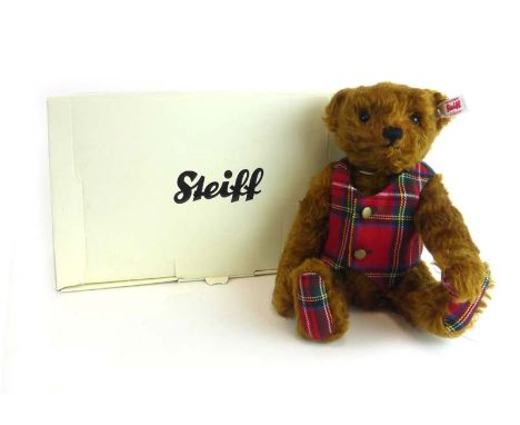 Steiff for Danbury Mint, a limited edition fully jointed bear 'Angus', No. 56/2000, boxed and with certificate 