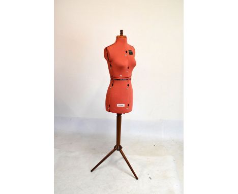 Formella retro dressmakers or tailors dummy on tripod  support, 147cm high  