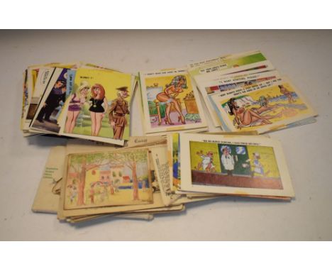 Postcards - Selection of vintage cards to include Seaside, Humorous, Weston-super-Mare, Cheddar, Cardiff etc  