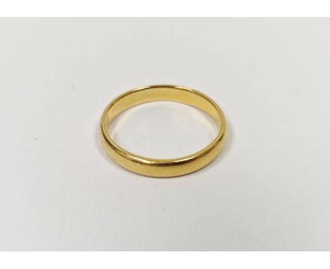 22ct gold wedding ring, 4.5g&nbsp;