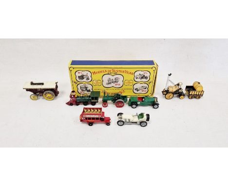 Lesney Models of Yesterday Gift set set number G - 6 (boxed) together with Lesney Models of yesteryear No.9 Fowler Showman's 