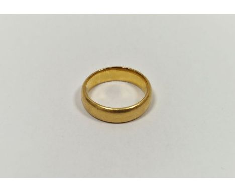 22ct gold wedding ring, 6.7g&nbsp;Condition ReportSize L