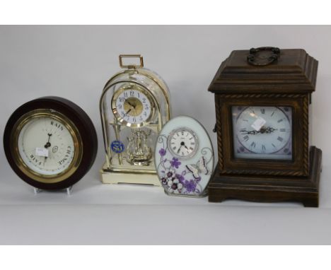 Three clocks and a barometer (4) 