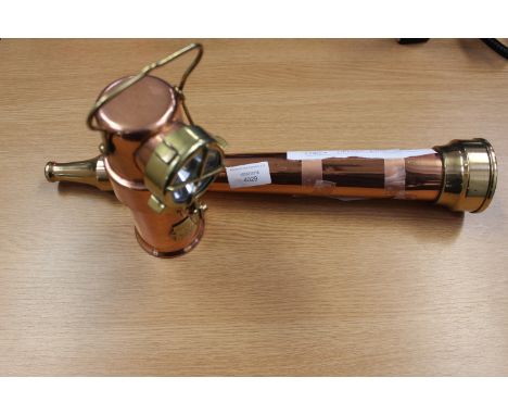 Copper five nozzle lamp