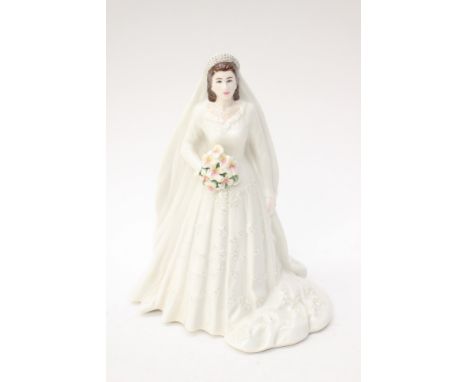 Royal Worcester figure of Queen Elizabeth II 