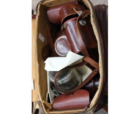 A Zeiss cased camera and accessories, many also cased 
