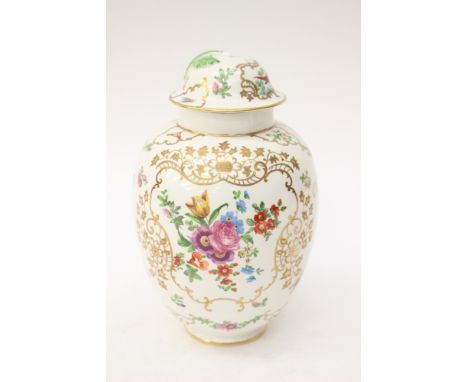 A Worcester style ginger jar and cover a/f