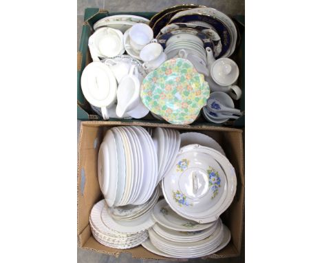 A Royal Albert 'Val D'or part dinner service, together with a Swinnetons, 'Majestic Vellum' part dinner service, a Royal Doul