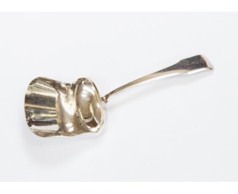 A George III silver caddy spoon, shovel form, Samuel Pemberton, Birmingham 1810 