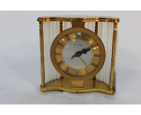  A French mantle clock, circa 1970, wind up, working