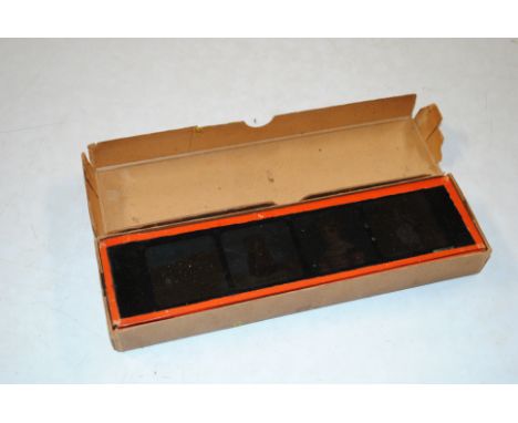 A box of lantern slides 'Life and Death of Queen Victoria'