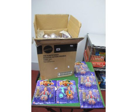 A Mattel Tradebox of Twenty Four 'Big Shot Fred' Flintstones Figures on Cards, 1993.