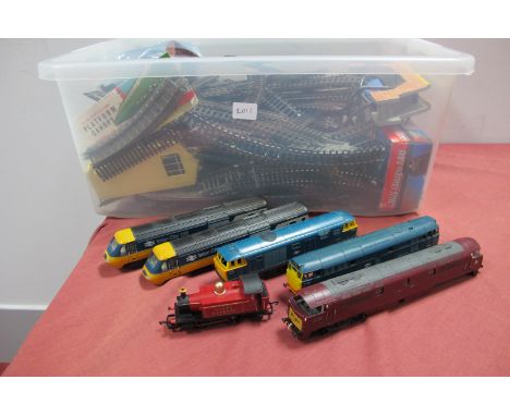 Hornby, Lima, Airfix and Other Model Trains, track, bridge, etc:- One Box