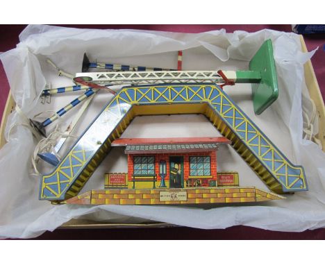 A Small Quantity of Pre-War 'O' Gauge Tinplate Railway Accessories, by Hornby and Brimtoy, including M Series Loading Gauge a