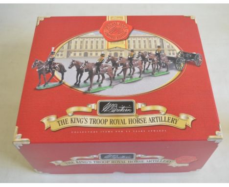 W. Britain's special issue/limited edition King's Troop Royal Horse Artillery set 40188, models in excellent condition with s