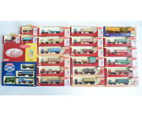Collection of diecast 1/76 scale (OO gauge) truck models from Lledo Trackside and Day's Gone range (mostly limited editions),