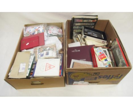 Large mixed collection of stamps, stamp booklets, etc. loose and in folders, predominantly British c20th to inc. 1902 Army Of