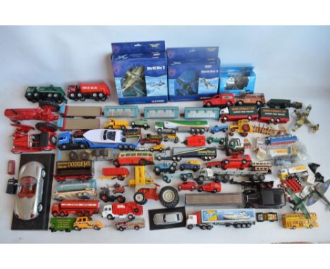 Collection of mostly unboxed models from Majorette, Road Signature, Maisto, Ricko, Dinky, Corgi, Oxford etc., qty, all A/F