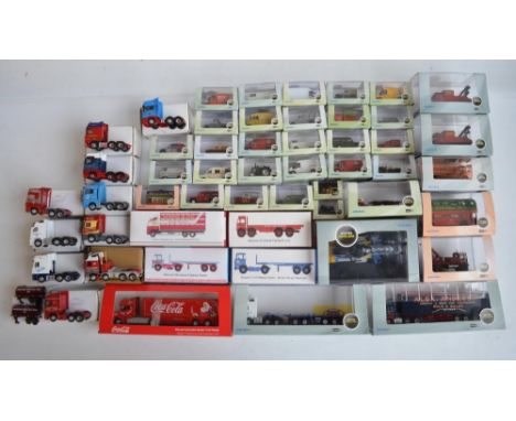 Collection of diecast vehicle models from Oxford Diecast, all 1/76 scale (OO gauge), some wing mirror damage to several plain