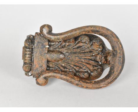 A Vintage Cast Iron Door Knocker, 15cm high 