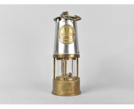 A Mid 20th Century Miners Safety Lamp by the Protector Lamp and Lighting Company 