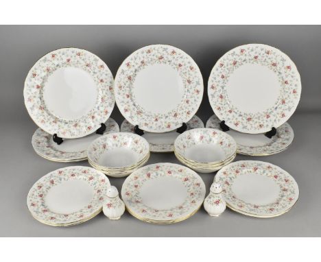 A Paragon First Choice Dinner Set to Comprise Eight Large Plates, Seven Small Plates, Six Bowls and Two Shakers 
