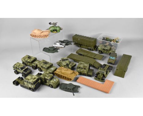 A Collection of Modern Plastic Army Toys and Figures 