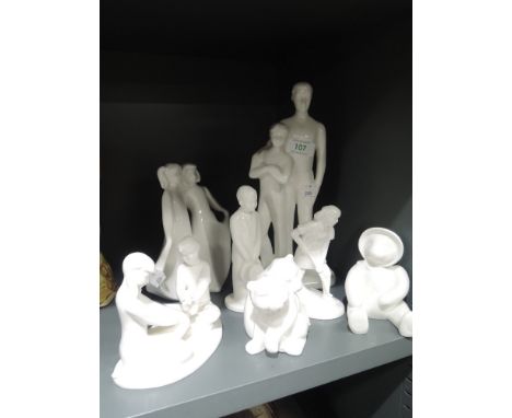 A selection of ceramic figures by Royal Doulton from the Images series