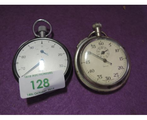 Two vintage stop watch including Smiths