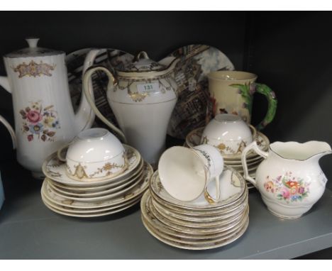 A selection of tea cups and saucers by Noritake