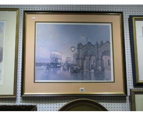 Peter Owen Jones, Midland Station, limited edition print 404/500, signed lower right. 