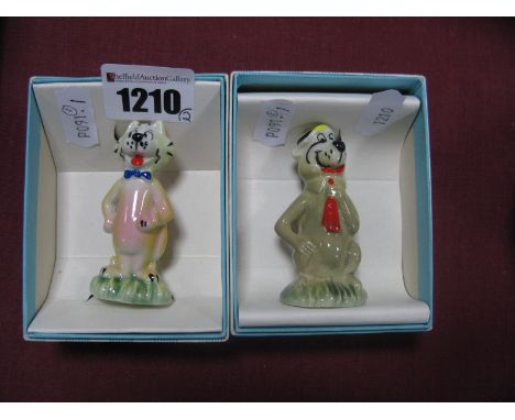 Wade Yogi Bear and Friends Porcelain Figures, of Mr 'Mr Jinks' and 'Yogi Bear', each in original box.