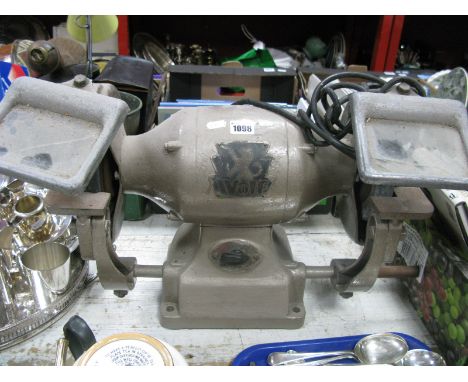 Wolf '8' Bench Grinder- untested sold for parts only. 