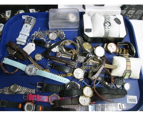 A Selection of Ladies, Gent's and Children's Wristwatches, including Lorus, Next, Zurich Sports, Pulsar, Timex, etc:- One Tra