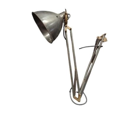 A modern industrial style arm lamp