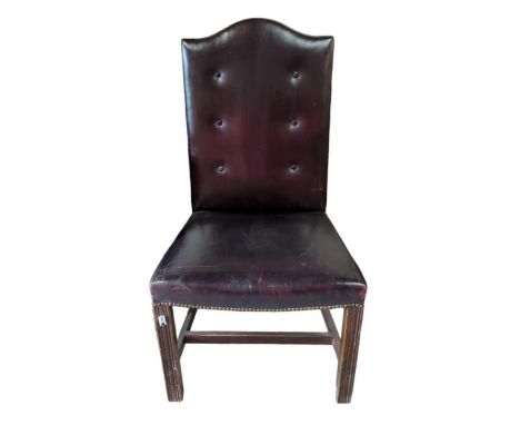 George Smith button back desk/side chair